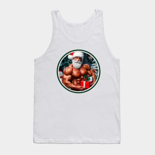 Receiving Santa's gift at the Gym Tank Top